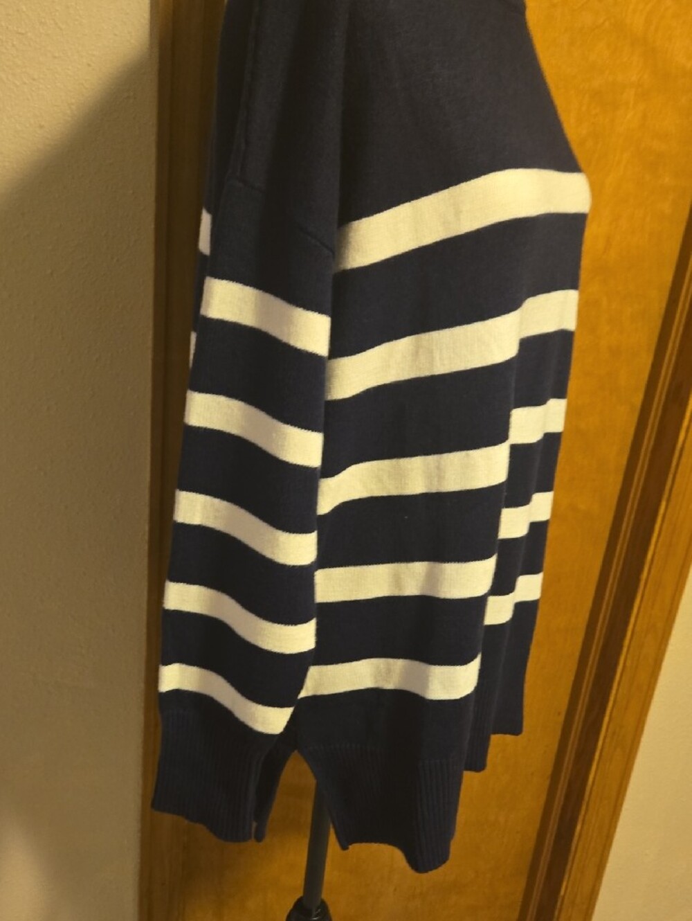Blu Pepper Navy and White Striped Crewneck Sweater NWT - Picture 5 of 13